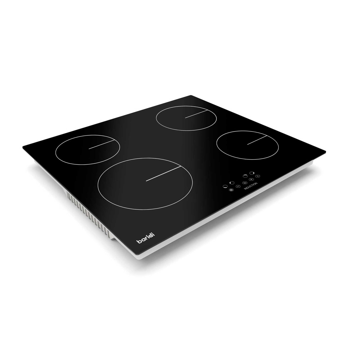 Baridi 60cm 4 Zone Induction Hob, Boost Function, 9 Power Levels, Touch Control, Timer 6800W - DH176