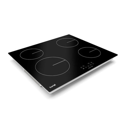 Baridi 60cm 4 Zone Induction Hob, Boost Function, 9 Power Levels, Touch Control, Timer 6800W - DH176