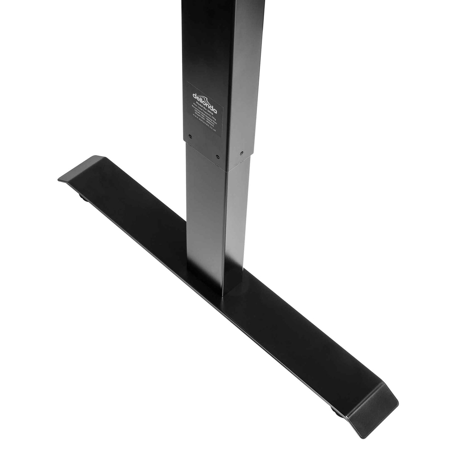 Single Motor Adjustable Standing Desk Frame, 70kg Capacity, Black - DH17