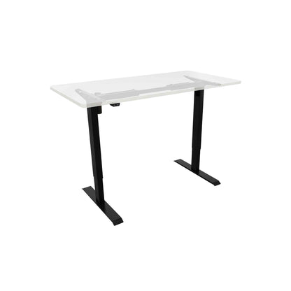 Single Motor Adjustable Standing Desk Frame, 70kg Capacity, Black - DH17