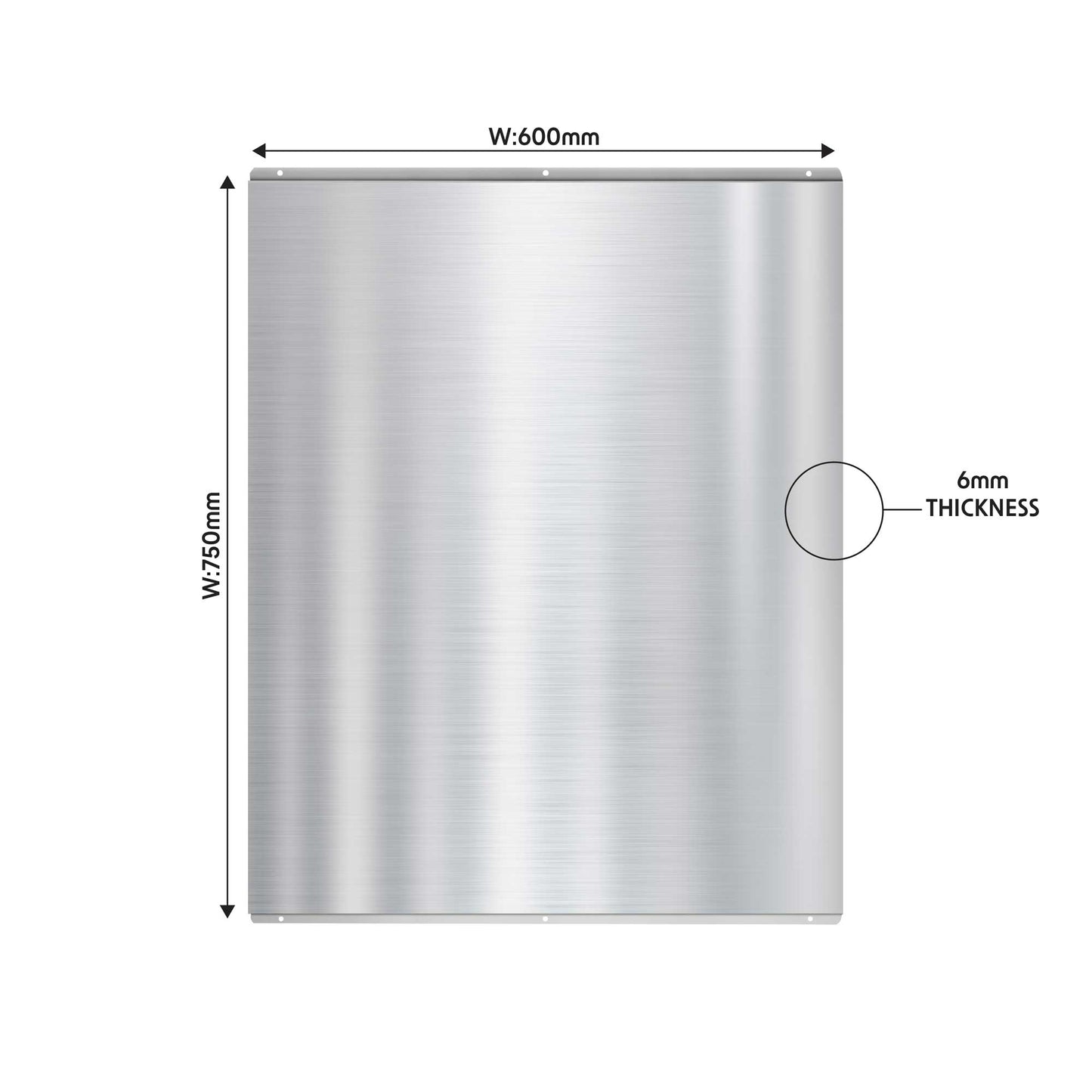 Baridi 60cm Curved Glass Cooker Hood with Carbon Filters, LED Lights & Splashback, Stainless Steel - DH208