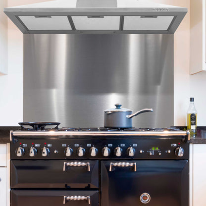 Baridi 90cm Splashback for Cooker Hoods, Extractor Fans, Range Hoods, Stainless Steel - DH195
