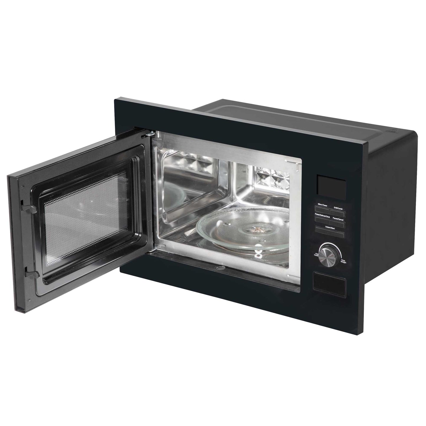Baridi 25L Integrated Microwave Oven with Grill, 900W, Sensor Touch Controls, Black - DH198