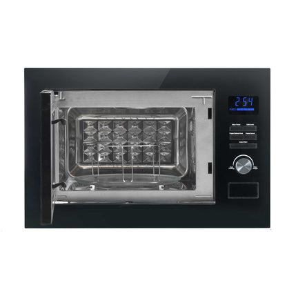 Baridi 25L Integrated Microwave Oven with Grill, 900W, Sensor Touch Controls, Black - DH198