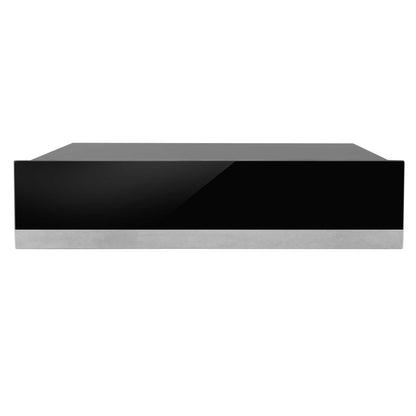 Baridi 60cm Built-In Warming Drawer, Push-to-Open, Anti-Slip Mat, Black/Stainless Steel - DH202