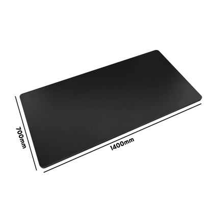 Black Rectangular Desktop, 1400 x 700mm, 1" Thickness - DH21