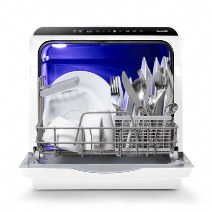 Baridi Mini Portable Tabletop 5L Dishwasher with 2-4 Place Settings, 5 Wash Functions - DH224A