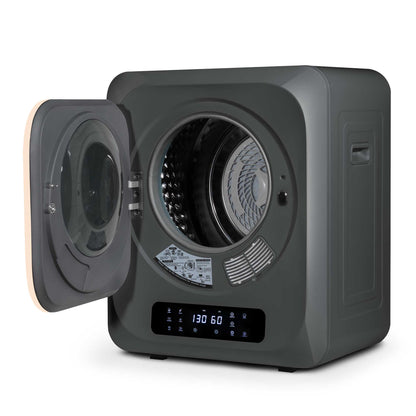 Baridi Mini Tabletop Tumble Dryer with Digital Controls, 2.5kg Capacity, includes wall mounted brackets - DH229