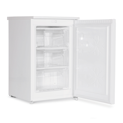 Baridi 55cm Undercounter Freezer with Adjustable Thermostat, 4 Star Rating, 85L, White - DH250