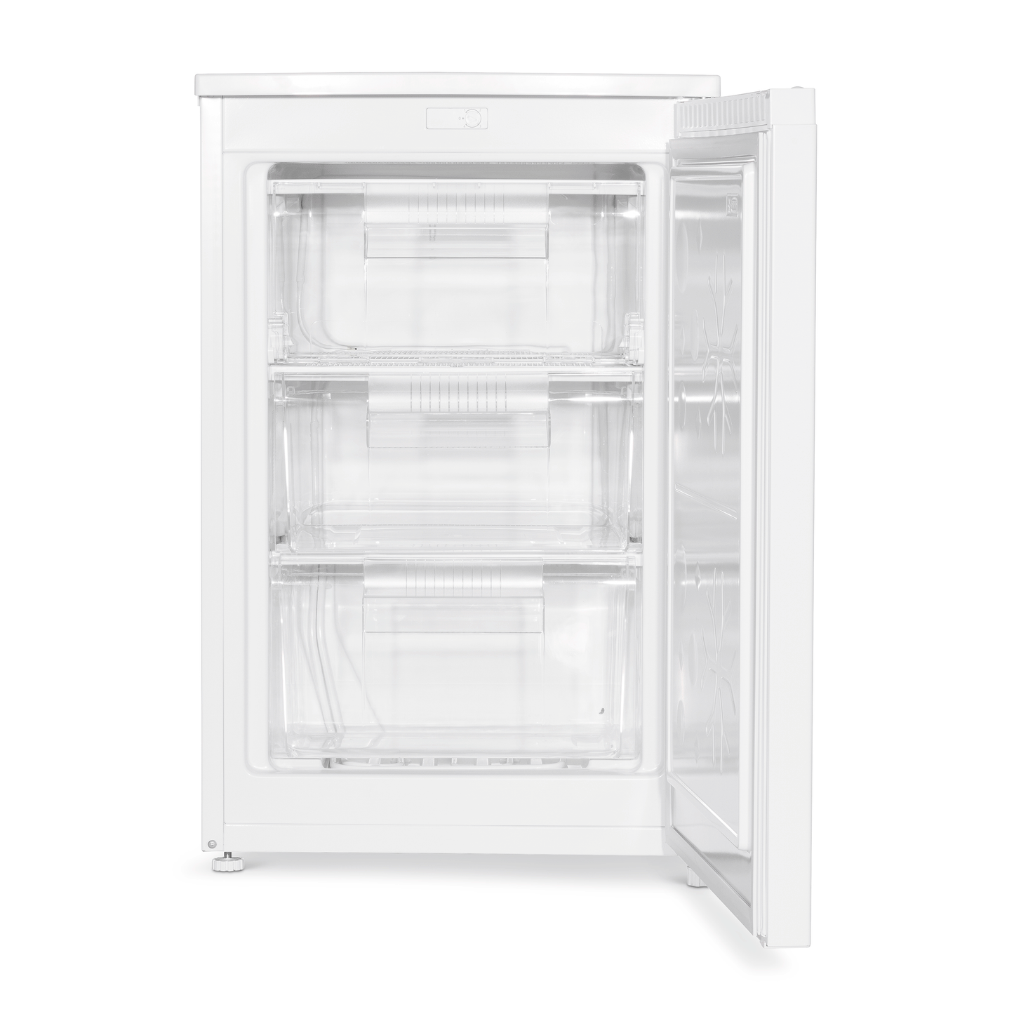 Baridi 55cm Undercounter Freezer with Adjustable Thermostat, 4 Star Rating, 85L, White - DH250
