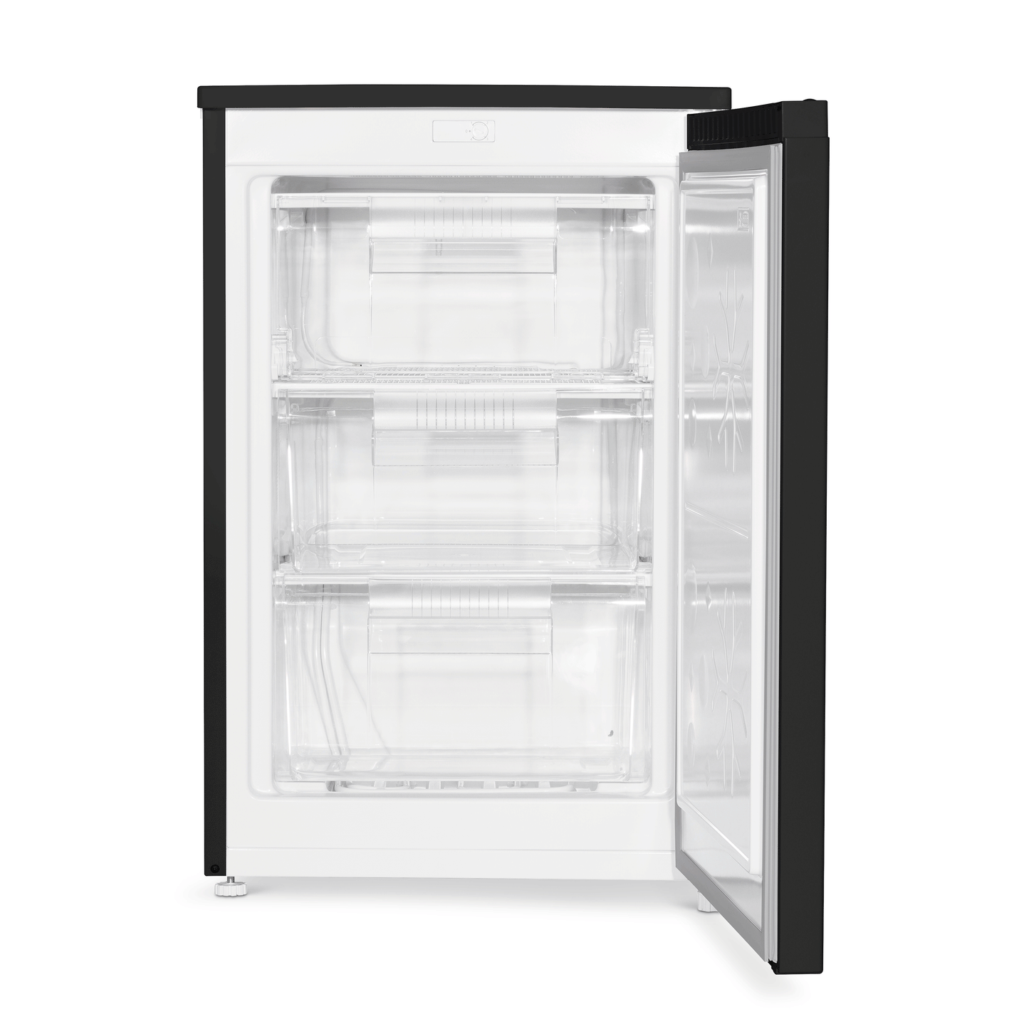 Baridi 55cm Undercounter Freezer with Adjustable Thermostat, 85L, Black - DH251