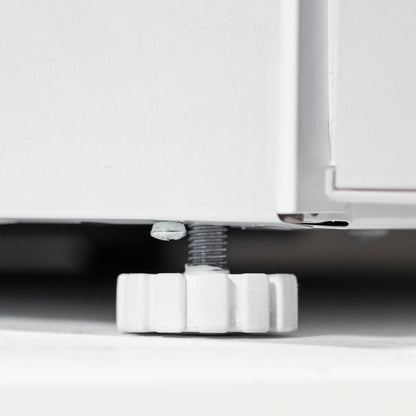 Baridi 47cm 70/30 Fridge Freezer with Adjustable Thermostat, 157L Capacity - White - DH252