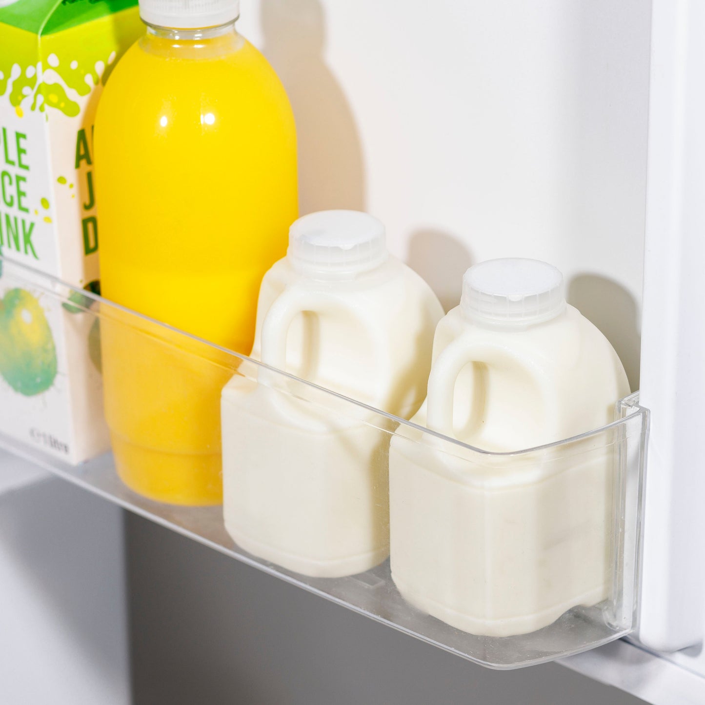 Baridi 47cm 70/30 Fridge Freezer with Adjustable Thermostat, 157L Capacity - White - DH252