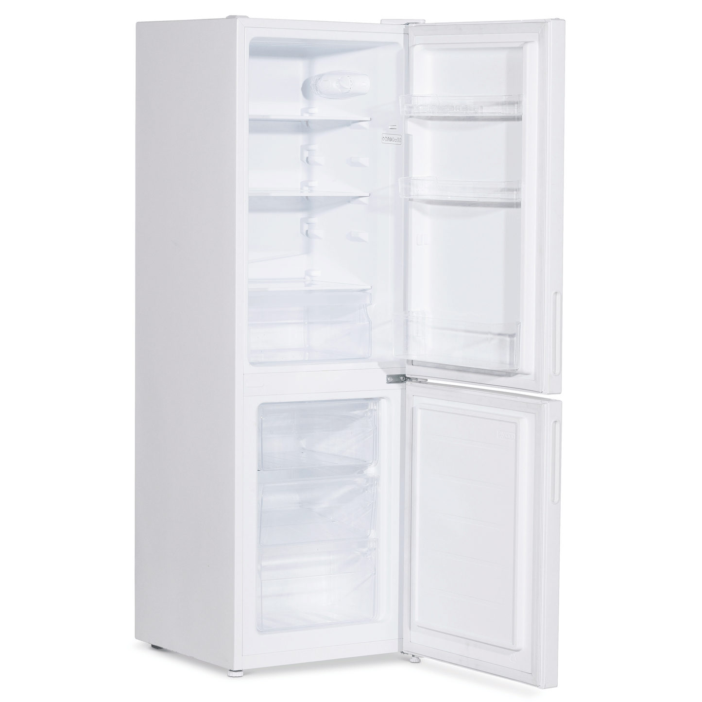 Baridi 47cm 70/30 Fridge Freezer with Adjustable Thermostat, 157L Capacity - White - DH252