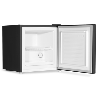Baridi Mini Tabletop Fridge/Freezer, 31L Capacity, Reversible Door, Black - DH255