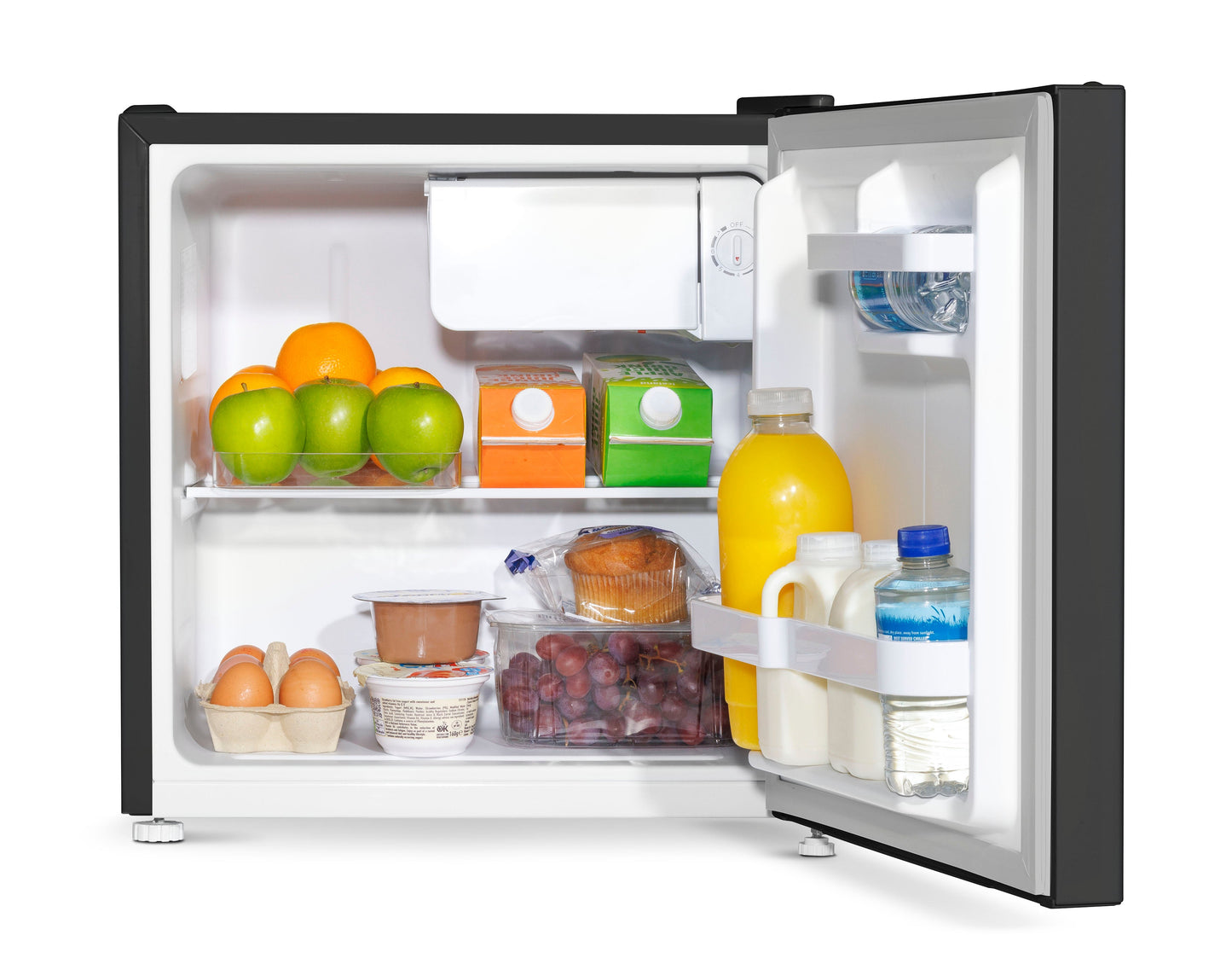 Baridi Tabletop Fridge with Ice Box, 46L Capacity, Adjustable Thermostat - DH257
