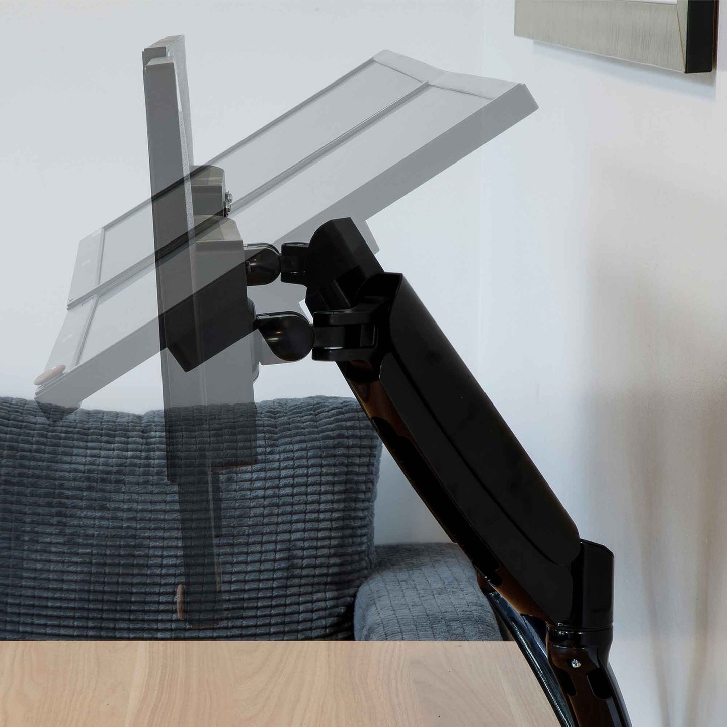 Double Monitor Arms, Adjustable & Rotating 9kg Load Capacity, 10-27" Screens - Black - DH25