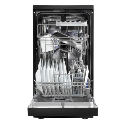 Baridi 45cm Slimline Freestanding Dishwasher, 10 Place Settings, 8 Programs - DH267
