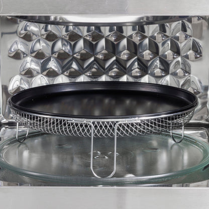 Baridi 7-in-1 Microwave Air Fryer & Grill, 28L Capacity, 9 Pre-Sets, 900W/1800W Black - DH277