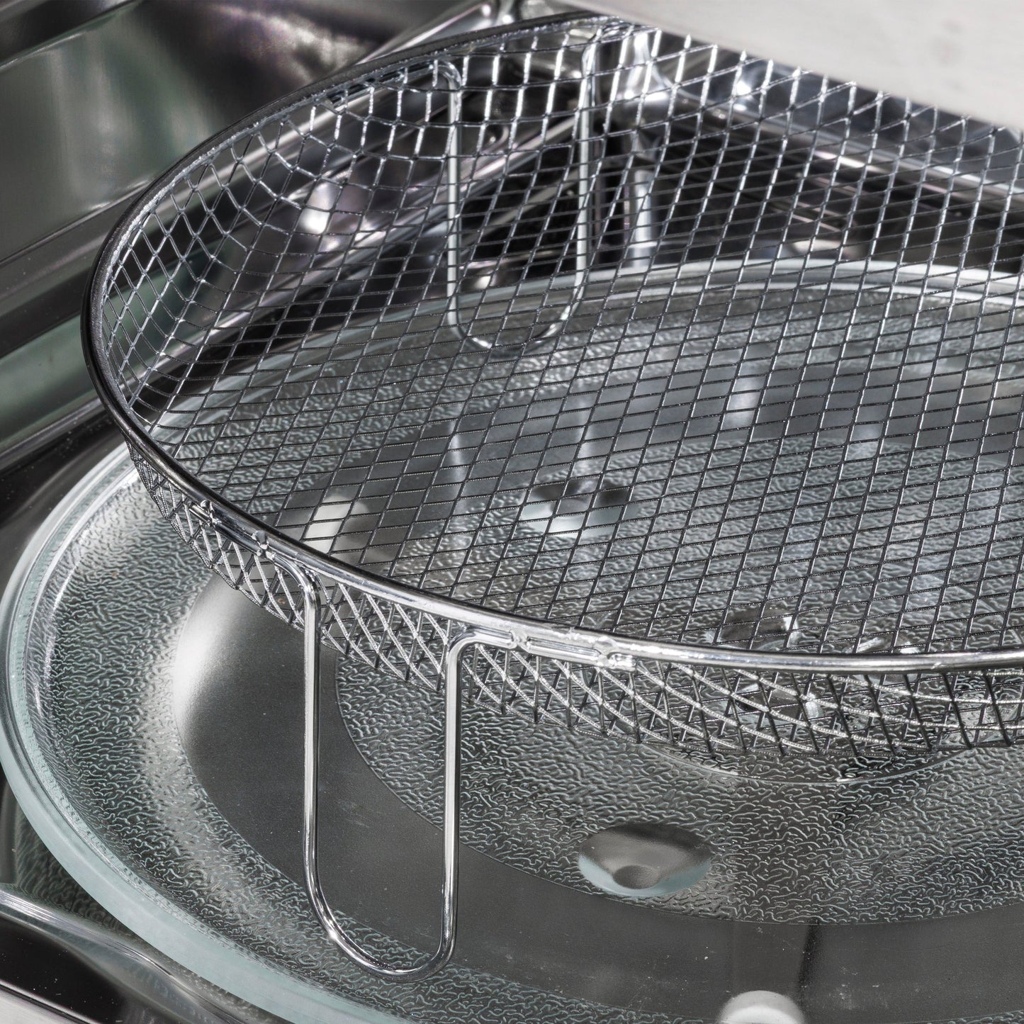 Baridi 7-in-1 Microwave Air Fryer & Grill, 28L Capacity, 9 Pre-Sets, 900W/1800W Black - DH277