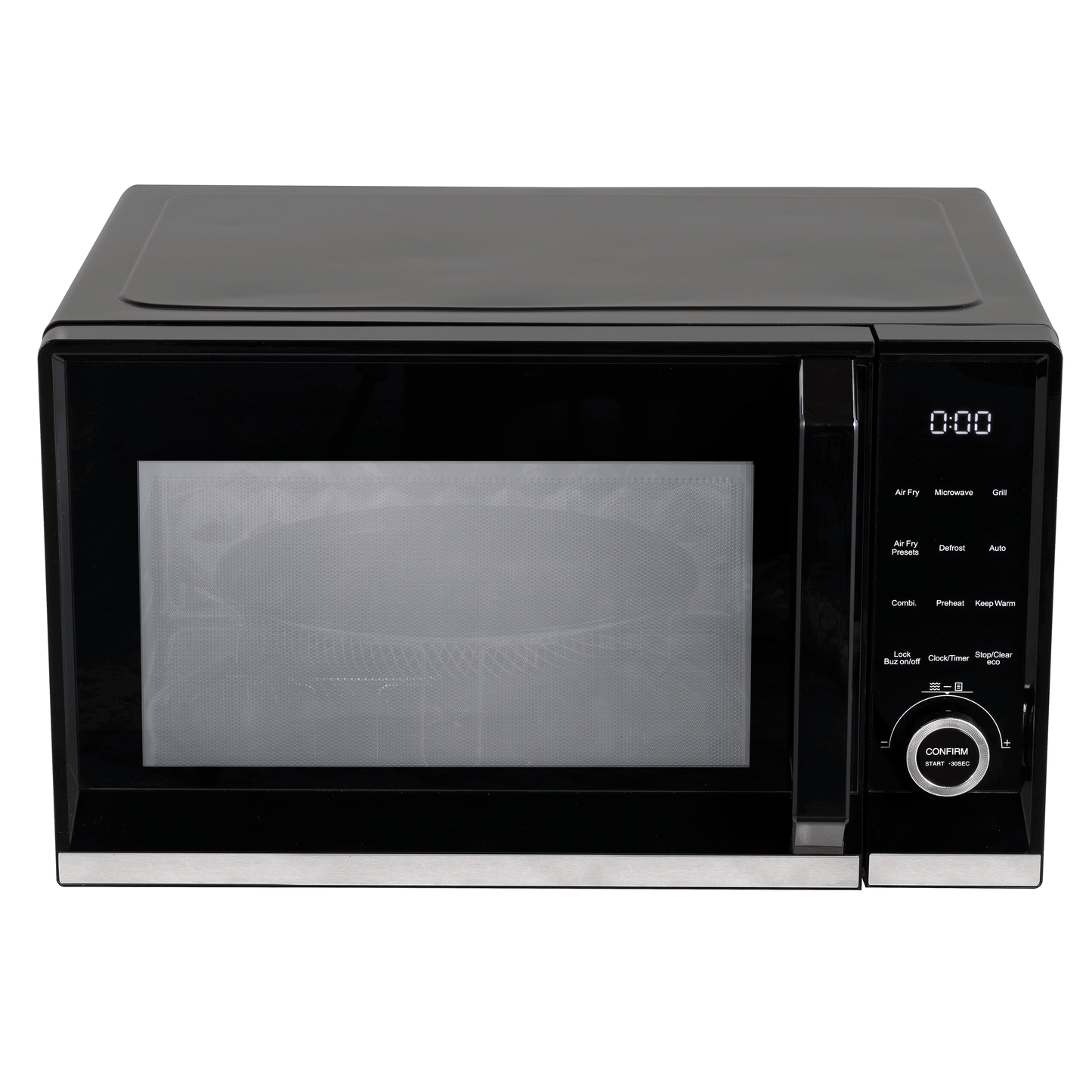 Baridi 7-in-1 Microwave Air Fryer & Grill, 28L Capacity, 9 Pre-Sets, 900W/1800W Black - DH277