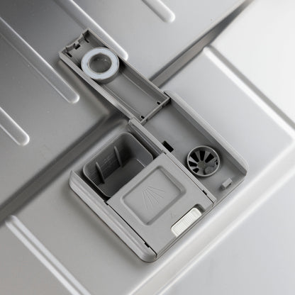 Baridi 60cm Freestanding Dishwasher, 13 Place Settings, 6 Programs, Silver - DH280