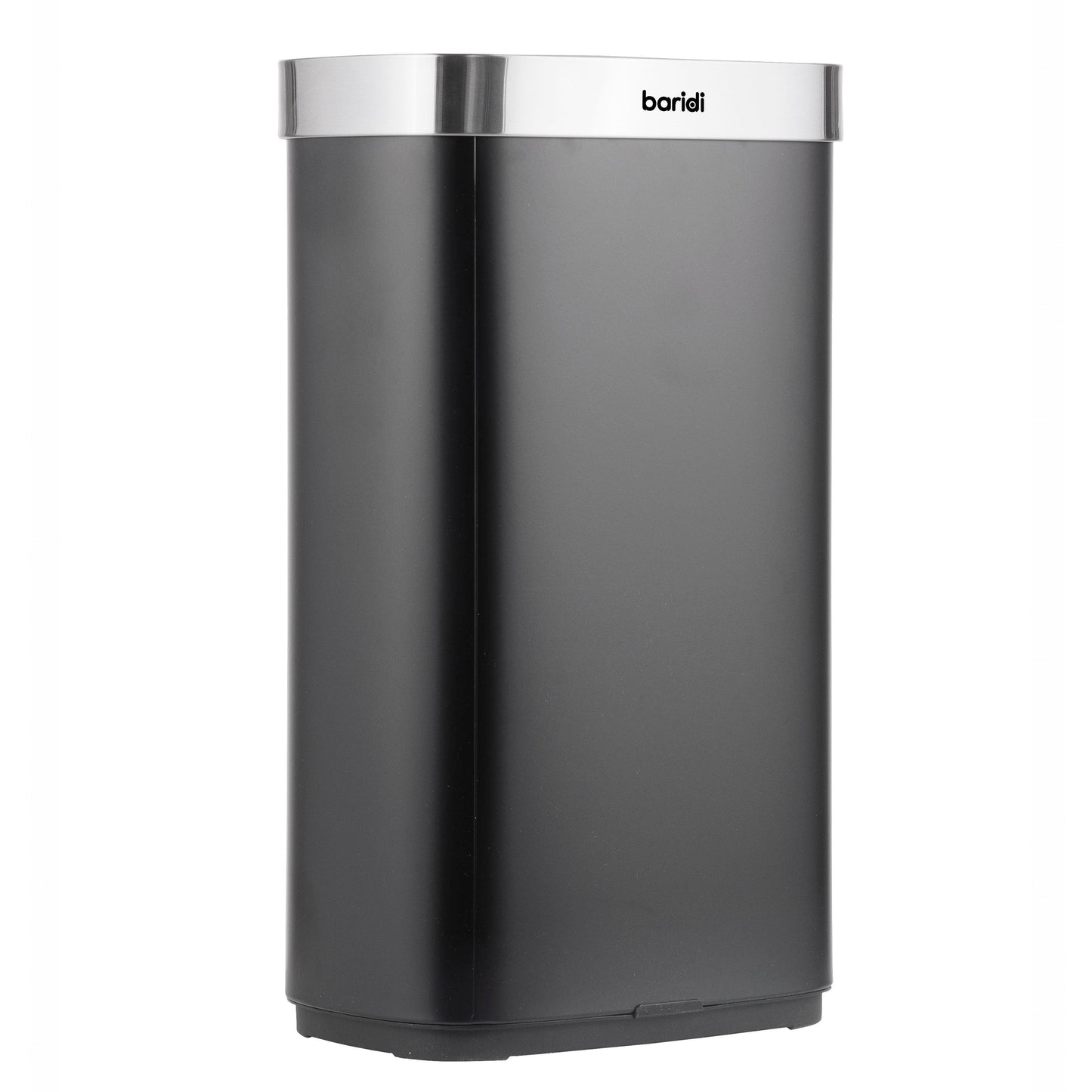 Baridi Sensor Bin, 80L Capacity, Black/Stainless Steel - DH283