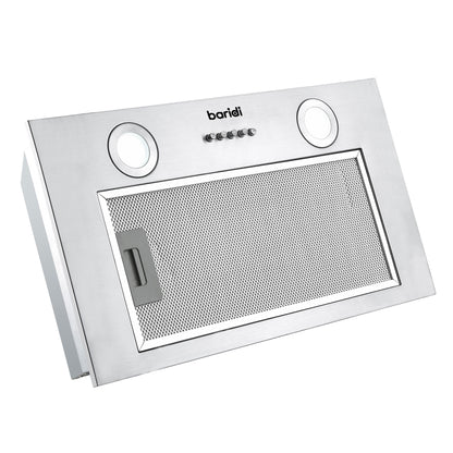 Baridi Built-In Cooker Hood 52cm with 5 Layer Filter, Stainless Steel - DH284