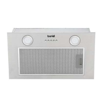 Baridi Built-In Cooker Hood 52cm with 5 Layer Filter, Stainless Steel - DH284