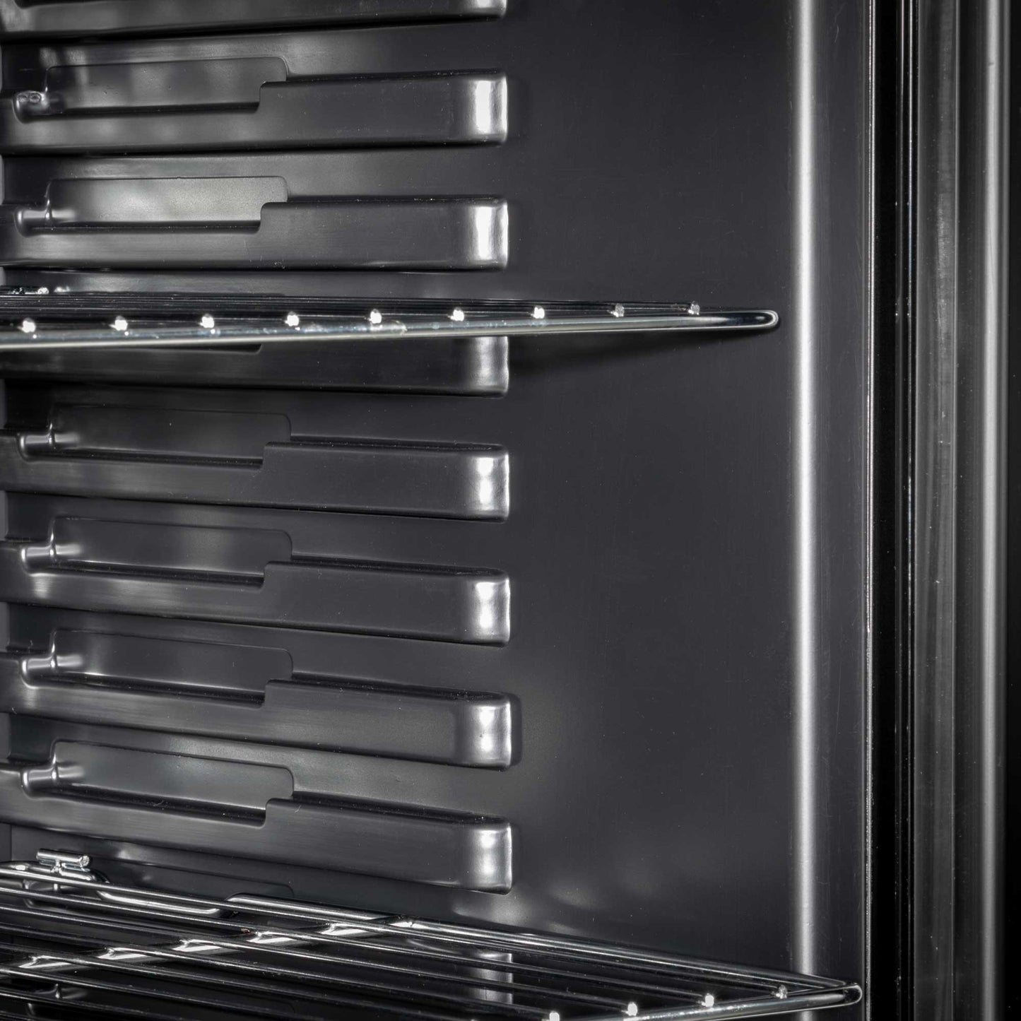 Baridi 85L Under Counter Drinks, Beer & Wine Cooler Fridge with Light, Stainless Steel - DH31