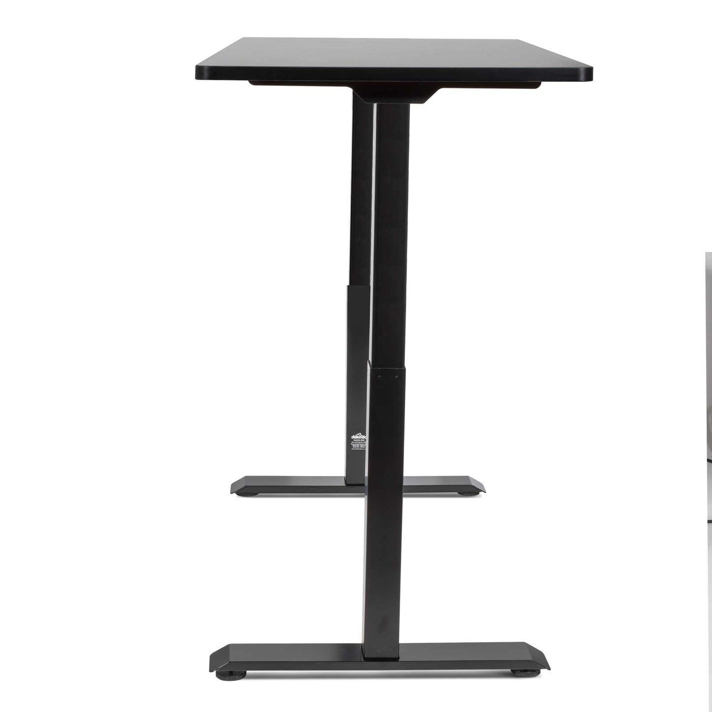 Black Electric Height Adjustable Standing Desk, 1400 x 700mm Dual Motor 100kg - DH34