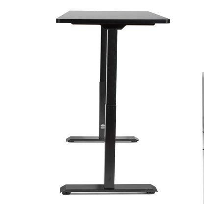 Black Electric Height Adjustable Standing Desk, 1400 x 700mm Dual Motor 100kg - DH34