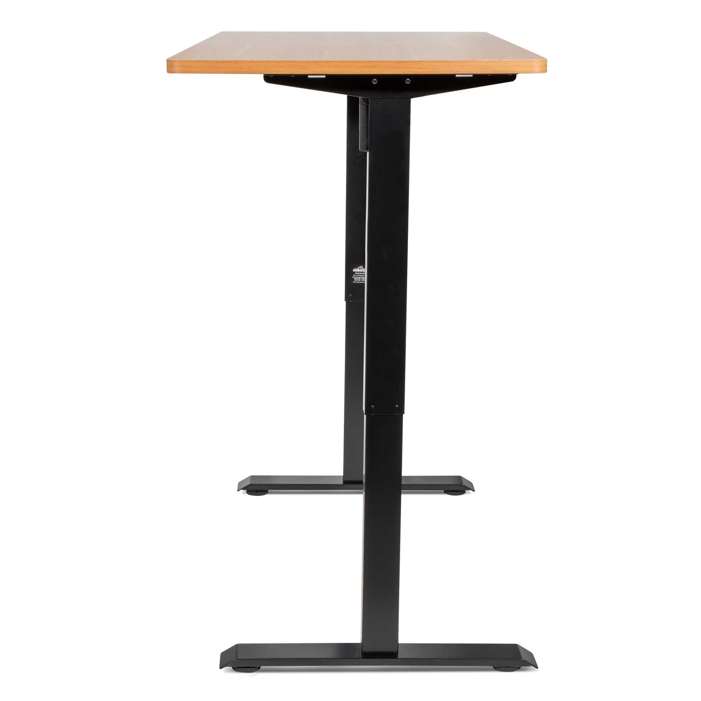 Oak Electric Height Adjustable Standing Desk, Office Quiet & Fast 1400 x 700mm - DH242