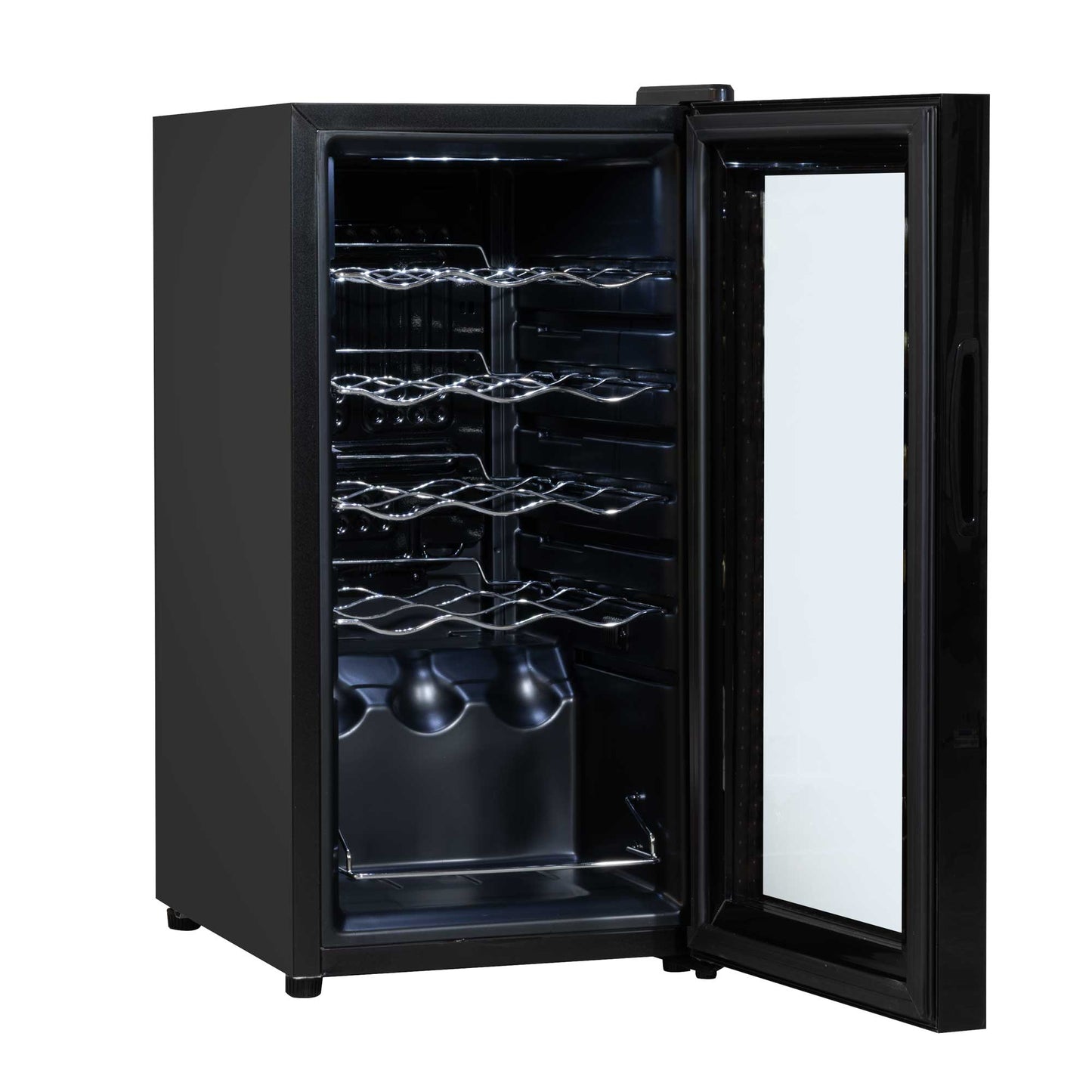 Baridi 15 Bottle Wine Fridge with Touch Controls & LED Light, Black - DH5