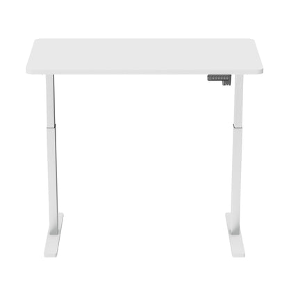 Height Adjustable Sit & Stand Desk, Electric Standing, White, 1200 x 600mm - DH56