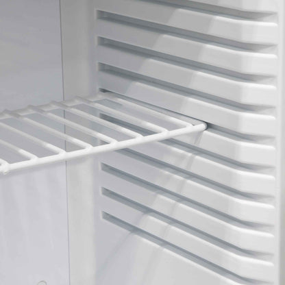 Baridi 25L Ultra Quiet Drinks & Wine Mini Cooler Fridge with LED Light, Black - DH57