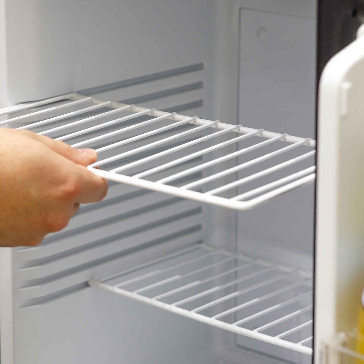 Baridi 35L Ultra Quiet Drinks Mini Fridge with LED Light, Black - DH58