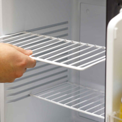 Baridi 35L Ultra Quiet Drinks Mini Fridge with LED Light, Black - DH58