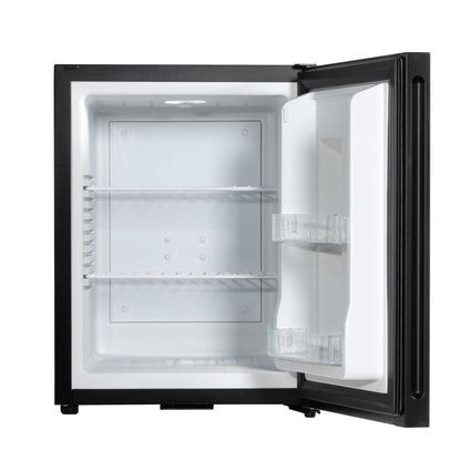 Baridi 35L Ultra Quiet Drinks Mini Fridge with LED Light, Black - DH58