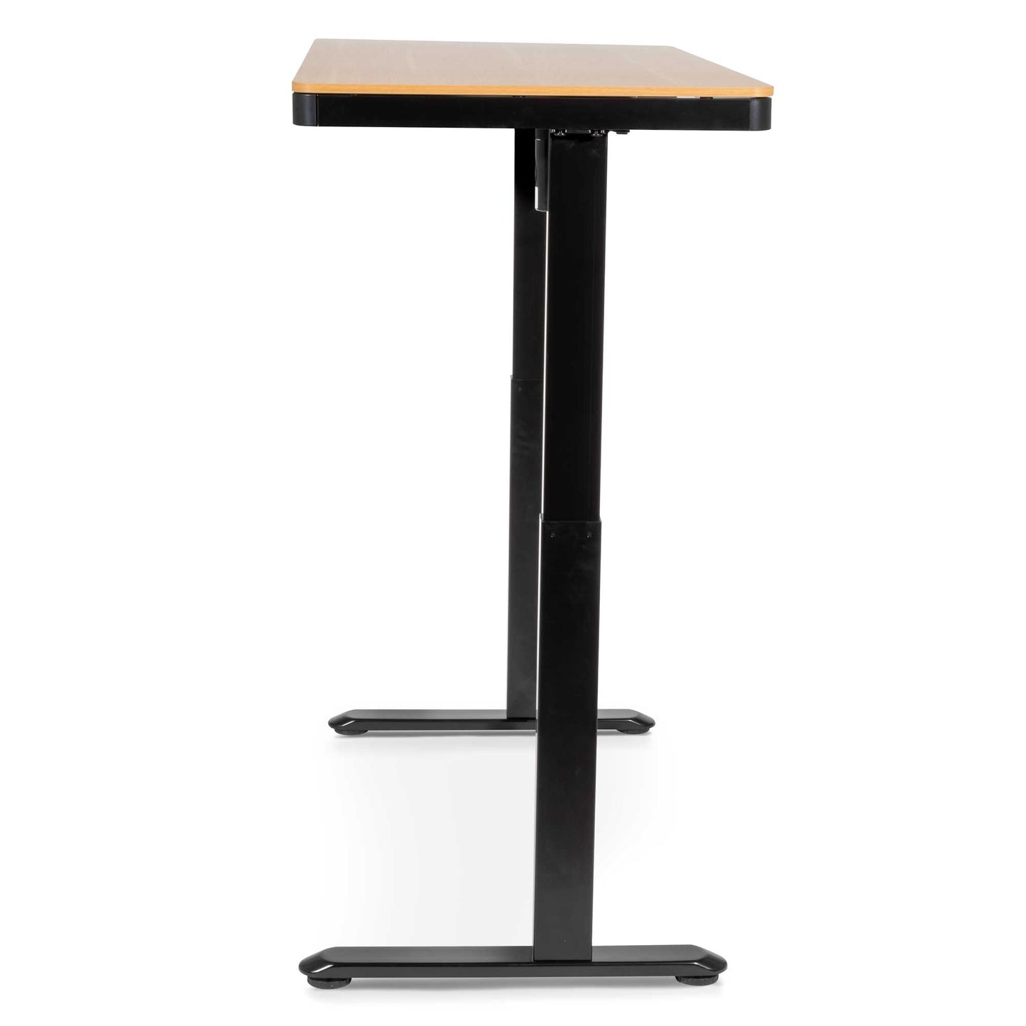 Single Motor Height Adjustable Sit & Stand Desk, Oak, 1200 x 600mm - DH65