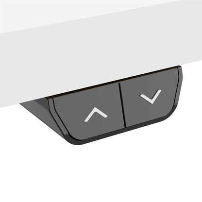 Single Motor Height-Adjustable Electric Sit & Stand Desk with White Desktop - DH67