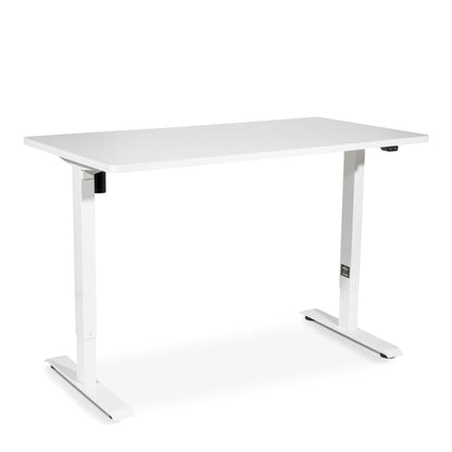 Single Motor Height-Adjustable Electric Sit & Stand Desk with White Desktop - DH67