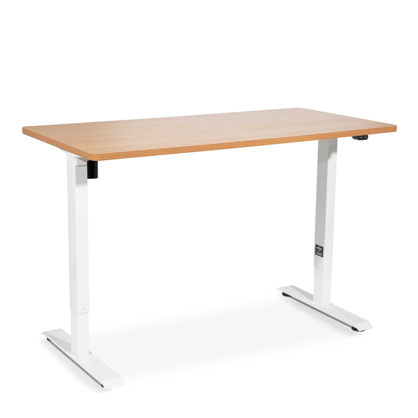 Single Motor Height-Adjustable Electric Sit & Stand Desk with Oak Desktop - DH68