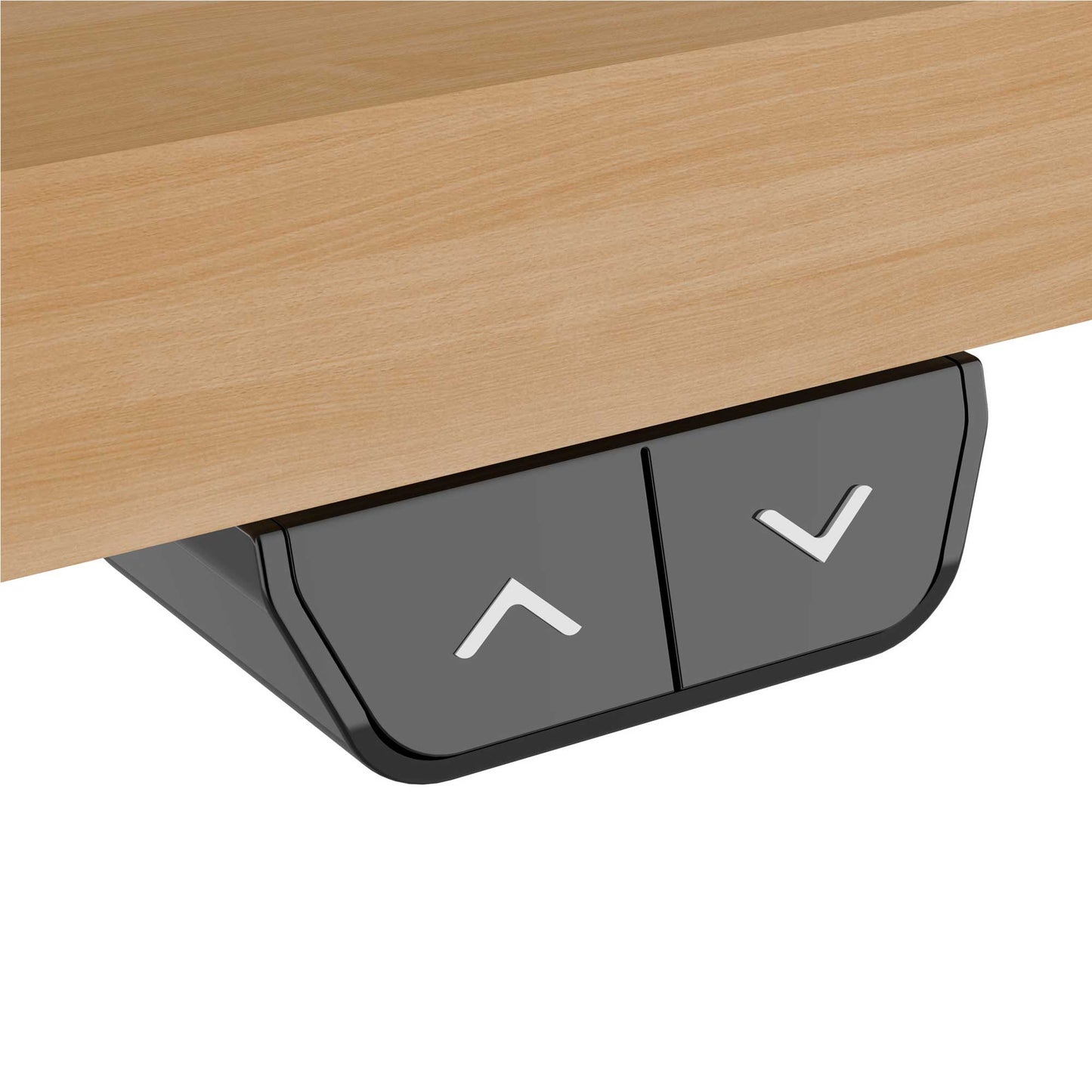 Single Motor Height-Adjustable Electric Sit & Stand Desk with Oak Desktop - DH68