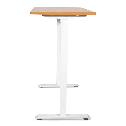 Single Motor Height-Adjustable Electric Sit & Stand Desk with Oak Desktop - DH68