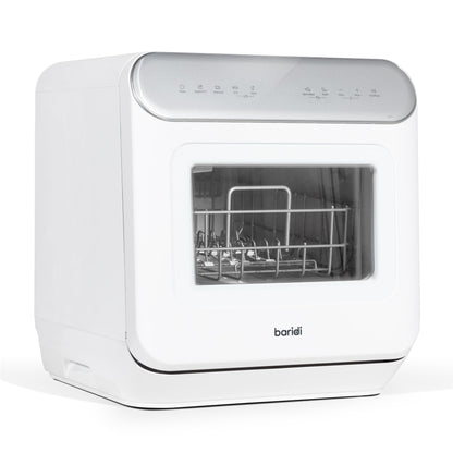 Baridi Mini Portable Tabletop 6L Dishwasher with 3 Place Settings, 7 Wash Functions - DH72