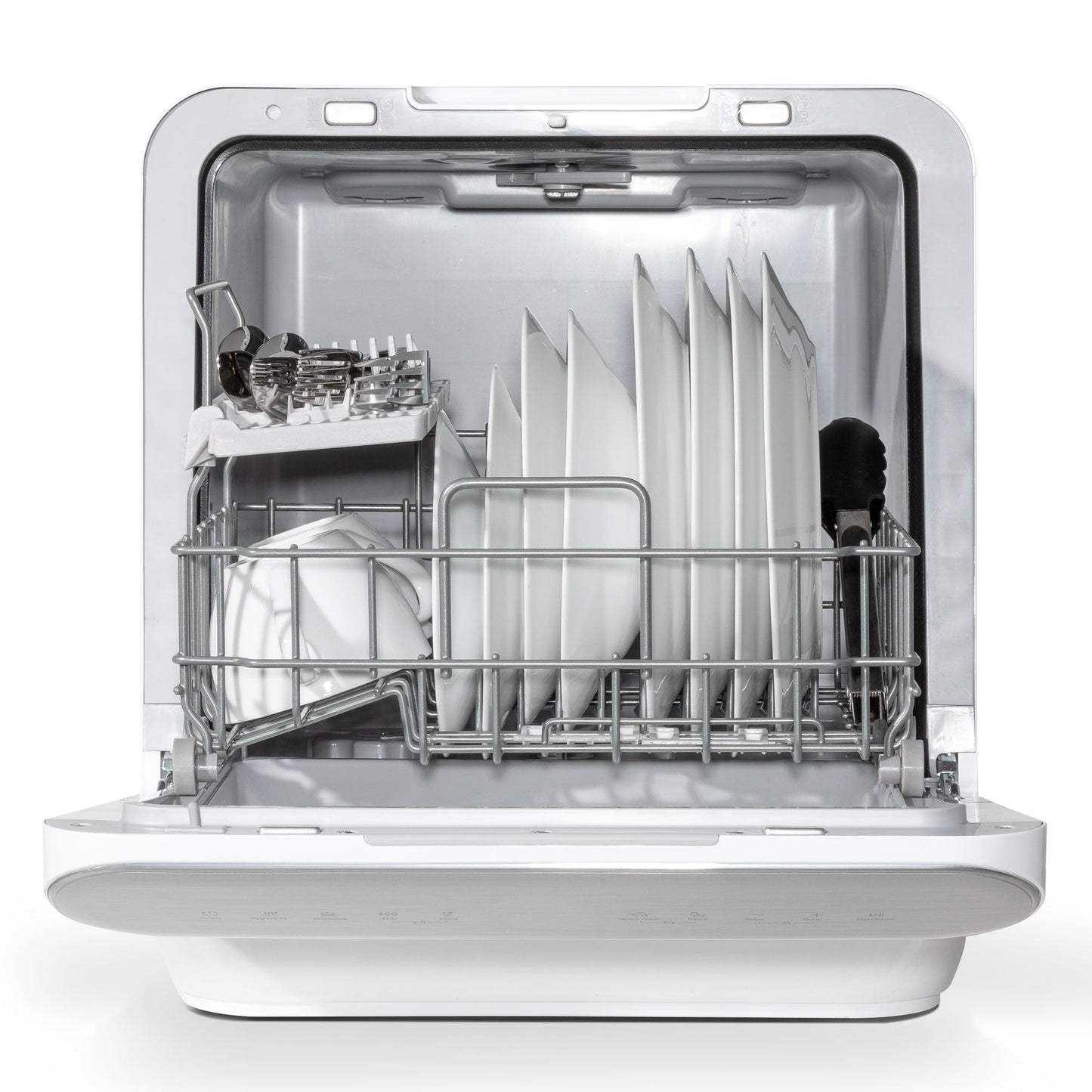 Baridi Mini Portable Tabletop 6L Dishwasher with 3 Place Settings, 7 Wash Functions - DH72