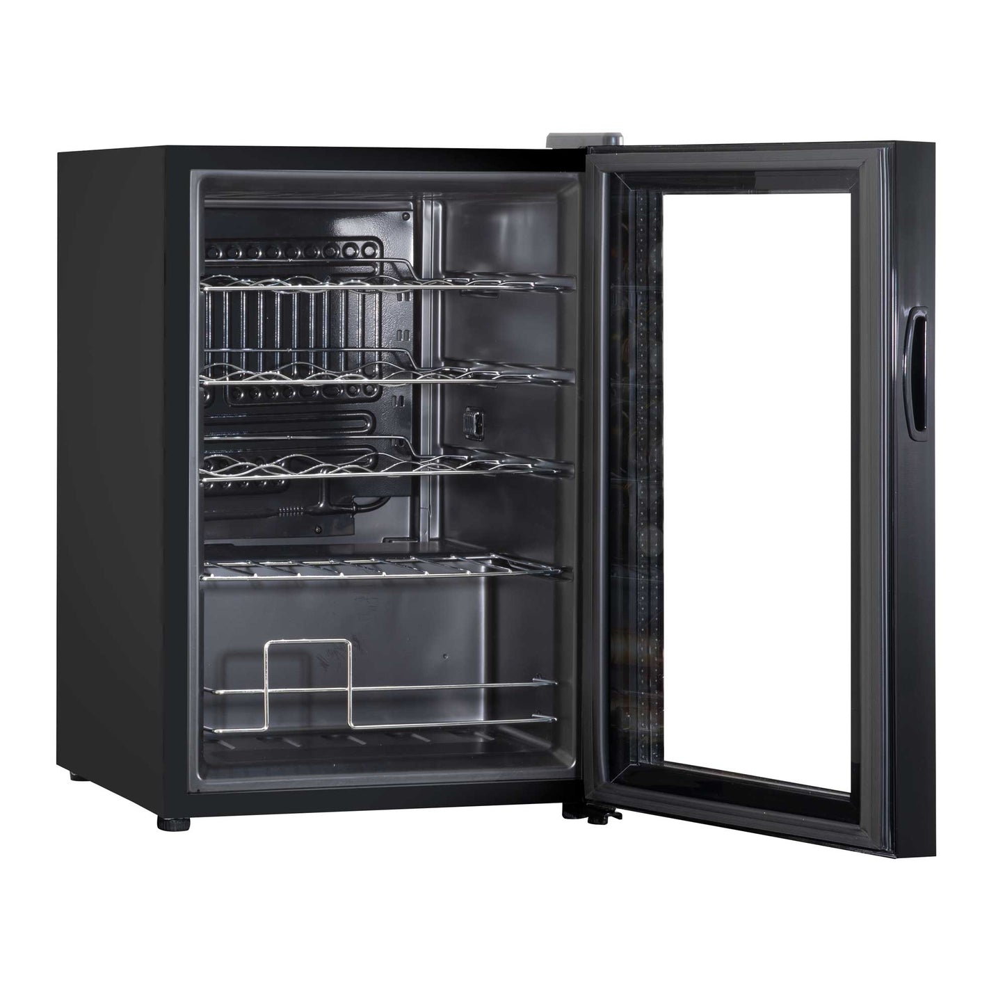 Baridi 20 Bottle Wine Cooler Fridge with Digital Touch Screen Controls & LED Light, Black - DH8