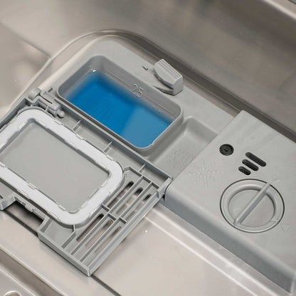 Baridi Compact Tabletop Dishwasher 8 Place Settings, 6 Programmes, Low Noise, 8L - Silver - DH87