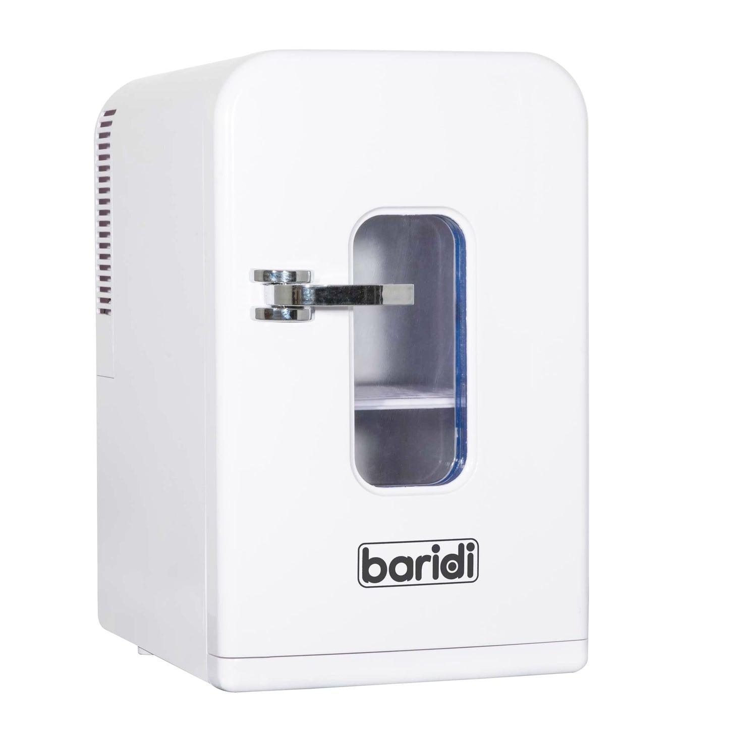 Baridi 15L Mini Fridge Cooler, 12V/230V, For Makeup, Cars, Bedrooms, Camping, White - DH94